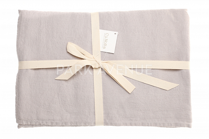 LIL CUNOBA Скатерть льняная, 150x180, 100% лен , Argil